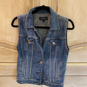 J. Crew Indigo Denim vest